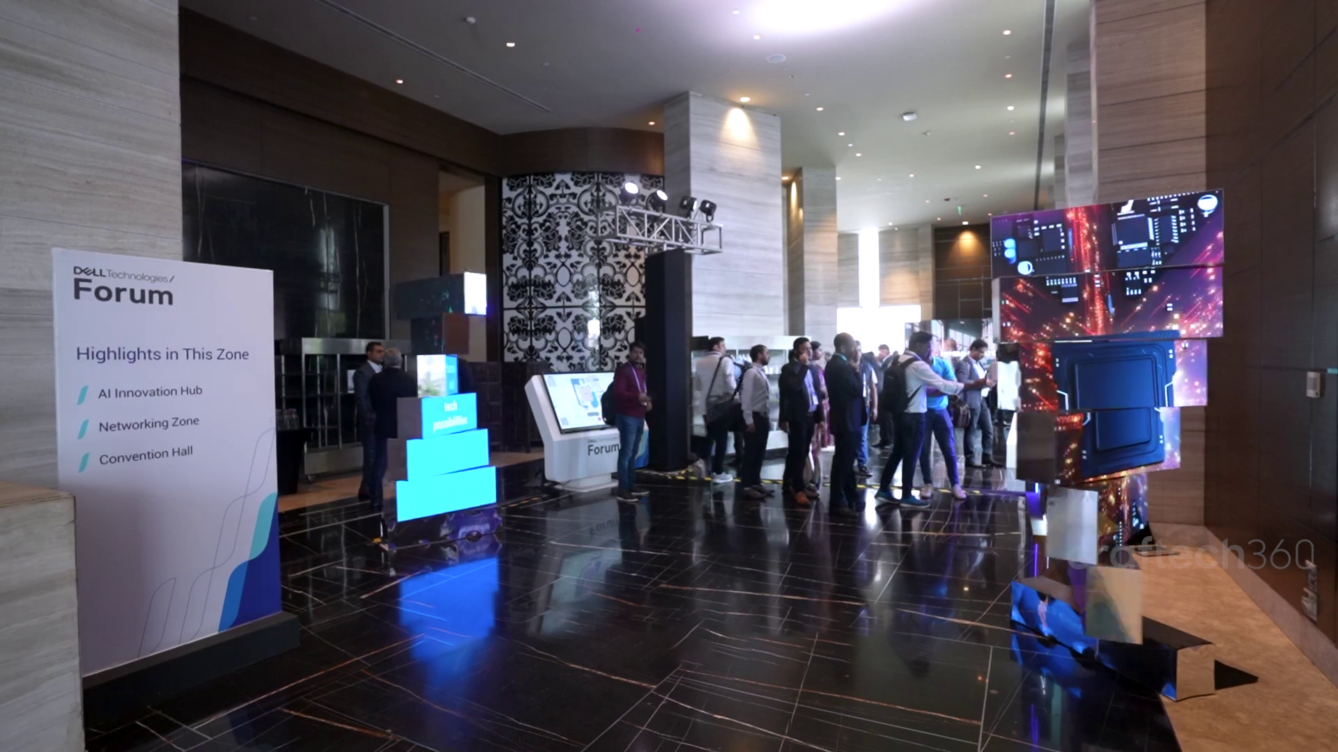 Dell Technologies Forum floor — AI Innovation Hub overview